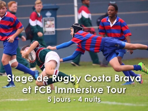 Stage de Rugby Costa Brava et FC Barcelona Immersive Tour