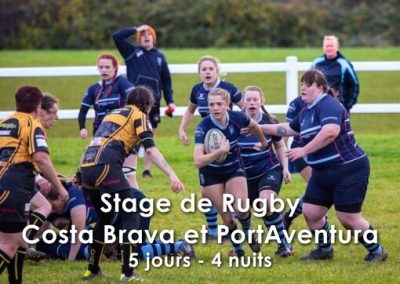 Stage de Rugby sur la Costa Brava et PortAventura Park