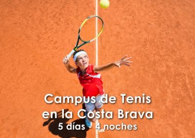 Campus de Tenis en la Costa Brava