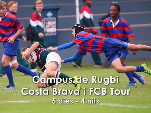 Campus de Rugbi a la Costa Brava i FC Barcelona Immersive Tour